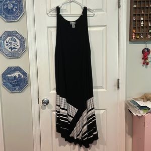 Black knit tank dress, Catherine’s, size 3x, women’s 26/28